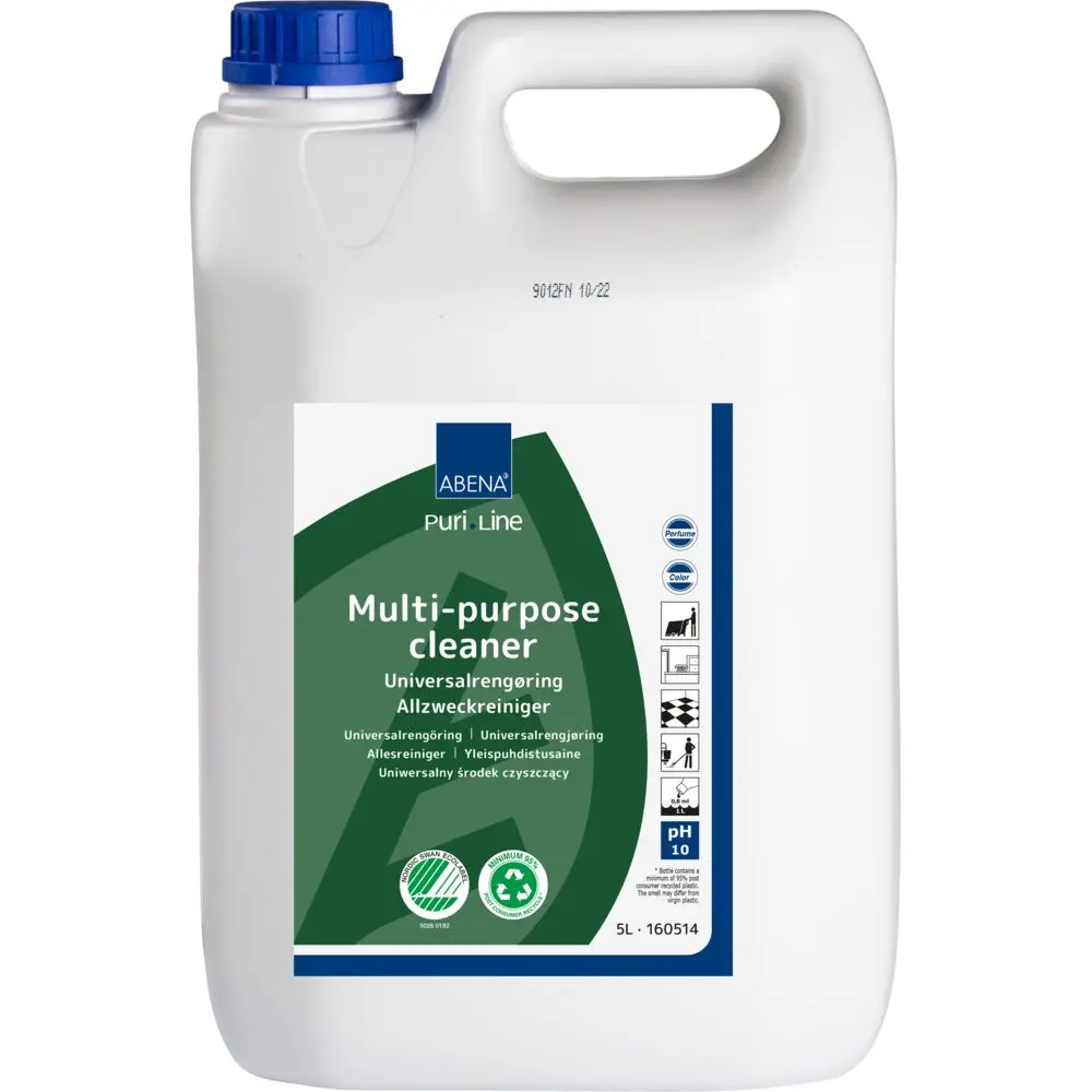 Universalrengøring, ABENA Puri-Line, 5 l, med farve og parfume (2 stk)