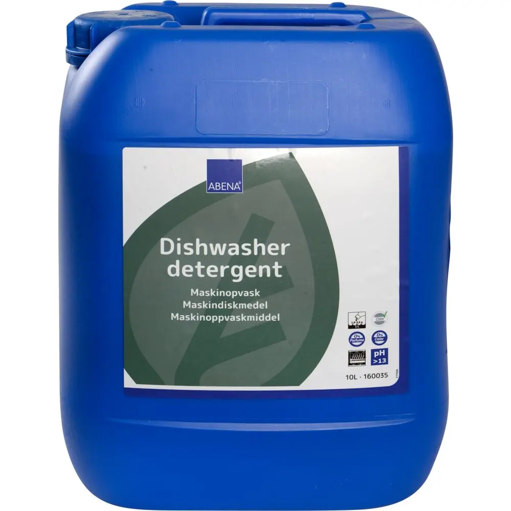 Maskinopvask, ABENA, 10 l, med klor, uden farve og parfume (1 stk)