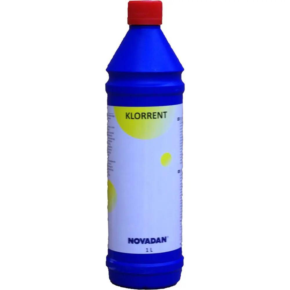 Klorrengøring, Novadan Klorrent, 1 l, uden farve og parfume (12 stk)