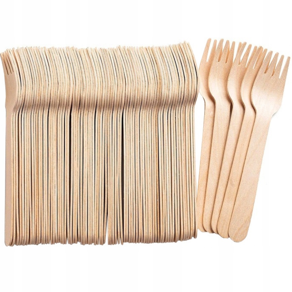 Gaffel, 16cm, brun, birketræ (2000 stk)