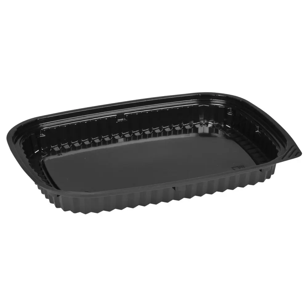 Sushibakke, 26x19x2,8cm, 550 ml, sort, PS, stor (500 stk)