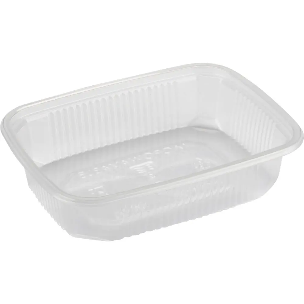 Plastbakke, 10,8x8,1x2,5cm, 125 ml, klar, PP (1000 stk)