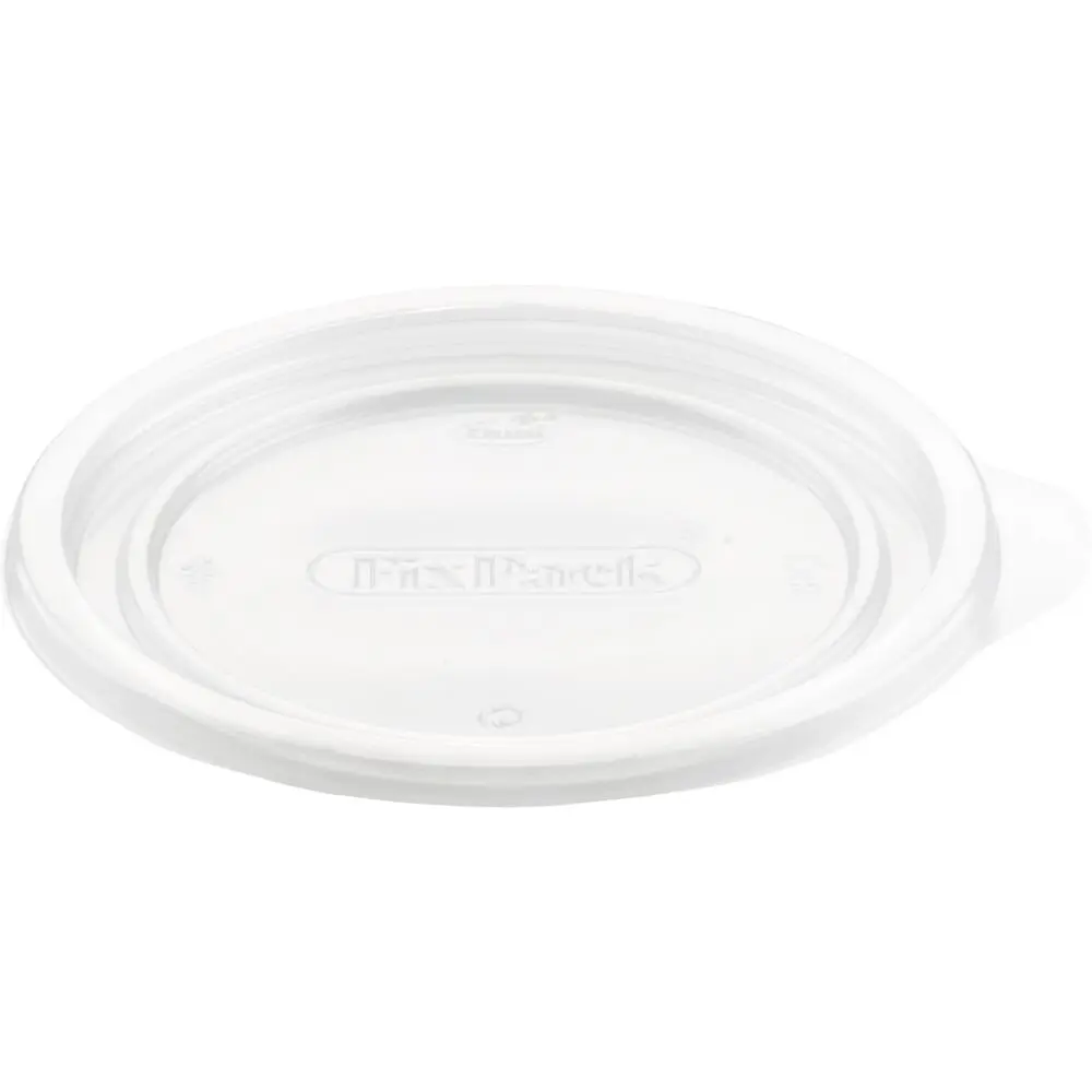 Låg, Duni, 11,2x11,2x0,6cm, klar, PP (700 stk)