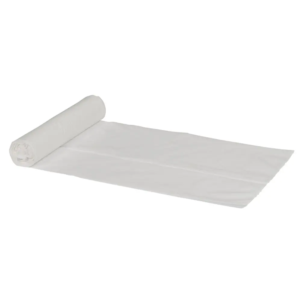 Spandepose, 15 l, hvid, HDPE/virgin, 37x50cm, med stjernebund (60 rl/krt)