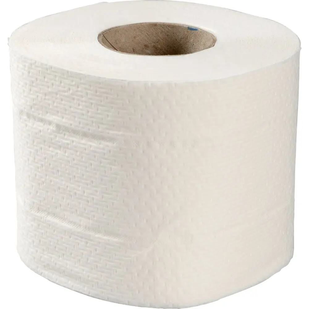 Toiletpapir, ABENA Care-Ness Excellent Eco, 2-lags, 33,75m x 9,6cm, Ø10,5cm, hvid, nyfiber (48rl/krt)