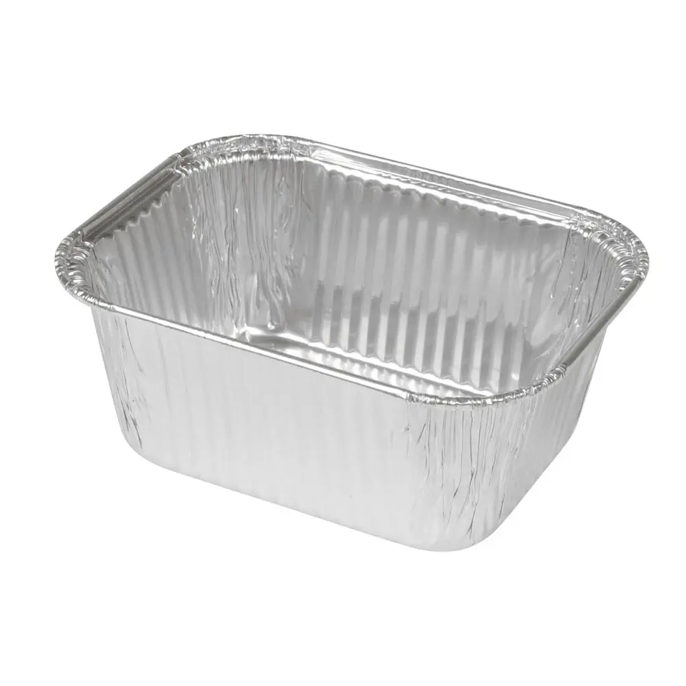 Alu-form, 10,8x8x4,4cm, 250 ml, aluminium, rektangulær (990 stk)