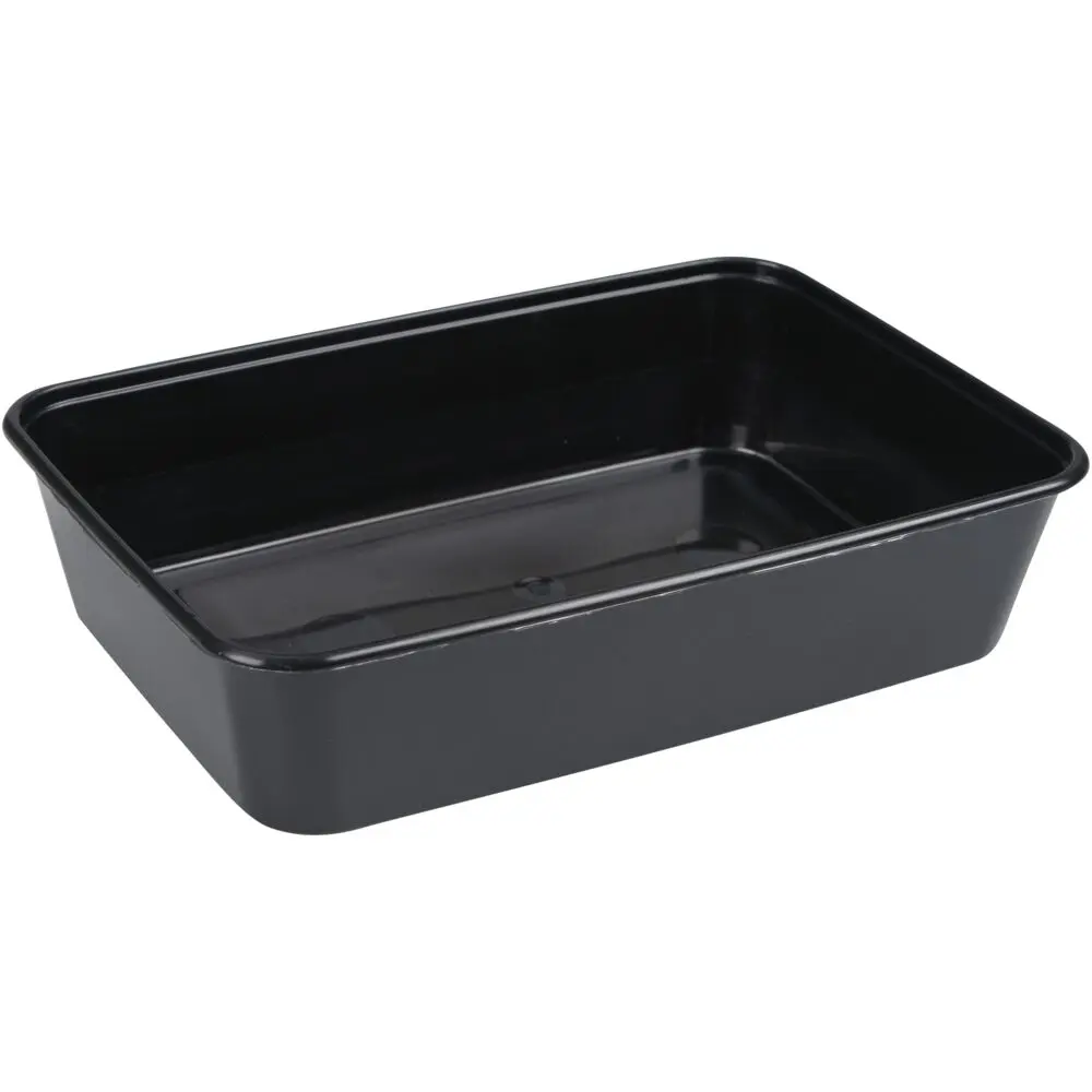 Plastbakke, 500 ml, sort, PP (500 stk)