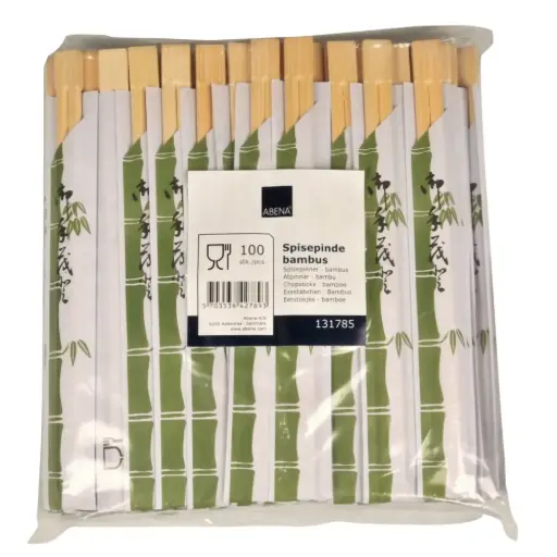 [13178503] Spisepinde, 21cm, Ø0,5cm, nature, bambus, 2 stk/pakke (1000 stk)