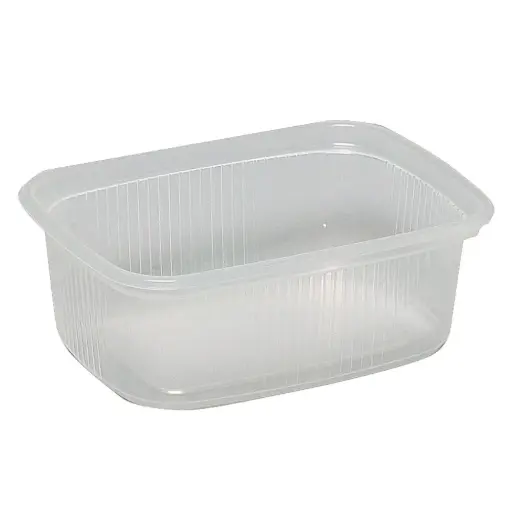 [518102] Plastbakke, 10,8x8,1x4,5cm, 200 ml, klar, PP (1000 stk)