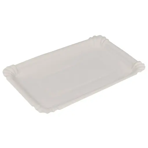 [562306] Pølsebakke, ABENA Gastro, 20x13cm, hvid, pap (1500 stk)