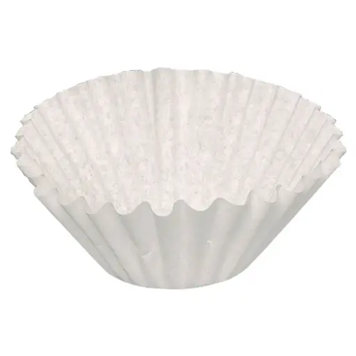 [1200602] Foldefilter, bleget, filterpapir, 250/110 (1000 stk) 