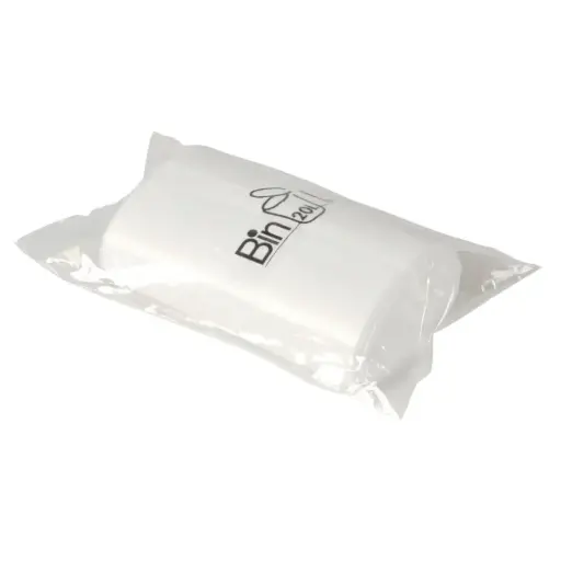 [132302] Spandepose med stjernebund, Bin-Line, 20 l, hvid, LLDPE/virgin, 38,5x77,5cm (10 rl/krt)