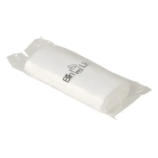 [133102] Spandepose med stjernebund, Bin-Line, 40 l, hvid, LLDPE/virgin, 60x90cm (10 rl/krt)