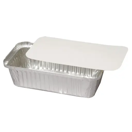[574205] Aluminiumsbakke, 22x11,5x5,7cm, 910 ml, 910 ml, aluminium, rektangulær (1000 stk)