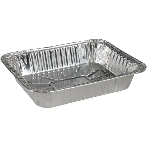 [505104] Gastronorm bakke, 32,3x26x6,3cm, 3600 ml, aluminium, rektangulær, 1/2 GN (100 stk)