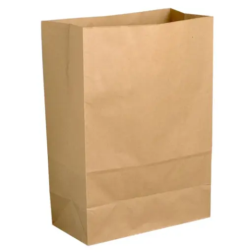 [1604206] Klodsbundspose, 32x17x45cm, 30 l, brun, papir, uden hank, med sidefals (250 stk)